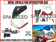 Royal Enfield “BAKER EXPRESS FAIRING WITH FITTING & VISOR” For Interceptor 650