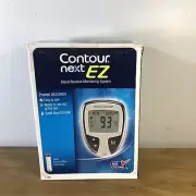 Contour Next EZ Meter Blood Glucose Monitoring System Sealed Exp 2022-10-31