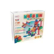 Magnetic Rainbow Marble Ball Run 100pcs - STEM Play