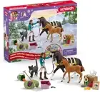 Schleich - Advent Calendar Horse Club 2024, Multi-Coloured PVC Toy