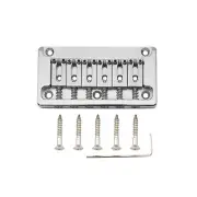 Musiclily Ultra Chrome Brass 52.5mm Fixed Hardtail Bridge For Strat Tele Guitar