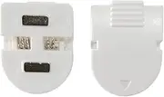 Mike Magnet Cubicle Clip for Refrigerator and Metal Frame, Standard Size, 40-Sheet Capacity, Pack of 20, White Colour