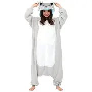 SAZAC (Sazak) Fleece Kigurumi Silver Wolf