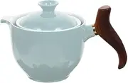 Cabilock Retro Style Ceramic Teapot 300ml for Home Hotel Office Easy to Carry Store
