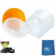 Cloud Lambency Flash Diffuser Orange White Dome Cover for Yongnuo YN560 YN568 ++