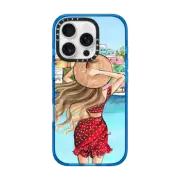 iPhone 16 Pro Impact Case Vacation Girl