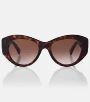 [Bvlgari] Bvlgari Tubogas cat-eye sunglasses One Size brown