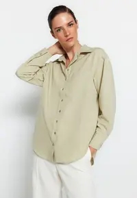 在飛比找ZALORA購物網優惠-Basic Boyfriend Shirt