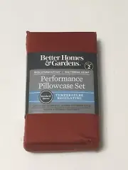 Better Homes and Gardens Standard Pillowcase Set - Rusty Brick