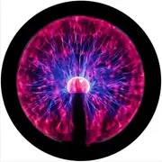 Slipmat Slip Mat Scratch Pad Felt for Any 12" LP DJ Vinyl Turntable Record Player Custom Graphical - Plasma Ball
