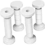 HOLIDYOYO 4pcs Adjustable Bed Frame Wall Bumper Guards Secure Headboard Stopper with Adhesive Backing for Bed Shaking Prevention Versatile Furniture Stabilization