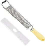 Lemon zester tool, stainless steel vegetable grater, lemon zest with long handle, long stainless steel grater for kitchen garlic, nutmeg, chocolate,