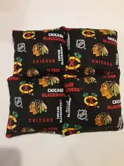 4 Cornhole Bag Set Corn Hole Chicago Blackhawks