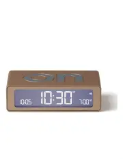 [Lexon] Flip Mini Reversible Alarm Clock in Gold
