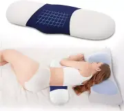 Lower Back Pain Relief Pillow, Memory Foam Lumbar Support Pillow, Bed Rest Pillo