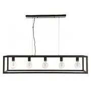 Fiorentino Devon 5 Light Metal Linear Pendant