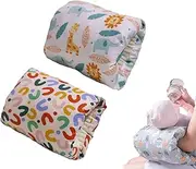 Cozy Cradle Arm Pillow, Breastfeeding Pillows, Nursing Pillows for Breastfeeding, Baby Nursing Pillow, Arm Pillow for Feeding Baby (Fawn Rice Characters)