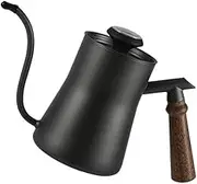 LALADEFIEE 1Pc Stainless Steel Drip Coffee Kettle Ergonomic Handle Home Brewing Pot for Tea Coffee Easy to Clean Water Pot