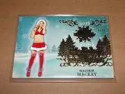 2015 Benchwarmer MALORIE MACKEY #77 Holiday Gold Foil/24 DRACANO Chocolate Milk