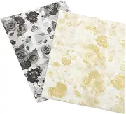 HAMPPLIES 40 Sheets Multi Use Patterned Wrapping Paper for DIY Crafts Clothing and present Packing Ultra Thin Tear Resistant Creative Paper for All Occasions for Shoes Clothing and Art