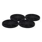 4pcs Red/ Black Car Cup Coasters Non-Slip Car Cup Holder Coaster for Most Cars
