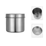 2 Pcs Steel Cylinder Storate Stainless Storage Tank Household Container Fast