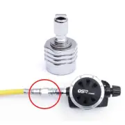 Compact Design OSR SPORTS Scuba Diving Regulator Adaptor Quick Release Silver