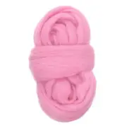 Needle Felting Wool, 1.76oz Wool Roving Yarn, Rose Red