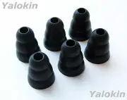 6pcs (L-BMD) Triple Flange Replacement Eartips buds for Klipsch AS-5i Earphones