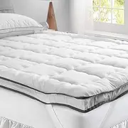 DreamZ Pillowtop Mattress Topper Luxury Bedding Mat Pad Protector Cover All Size (Queen)