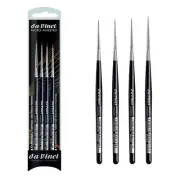 Da Vinci Micro-Maestro Kolinsky Detail Brush Set Of 4, 4210
