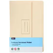 J.Burrows Recycled Document Wallet 220GSM Buff 10 Pack