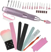 Healvian Nail Art Manicure Grinding Machine Compact Nail Art Polisher High Speed Tool