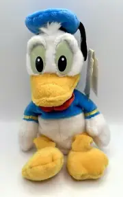 Walt Disney World Donald Duck Mini Bean Bag Plush 9" NEW