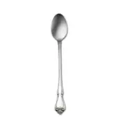 Oneida 2552SITF Arbor Rose Stainless Steel 7.5" Iced Teaspoon - 3 Doz