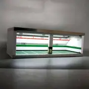 Model Car Display Case 1/64 Scale with LED Light and Acrylic Cover Organizer