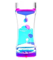 Liquid Motion Bubbler Blue & Pink