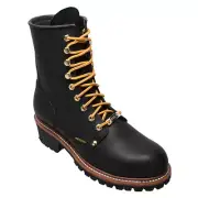 New Hypard AdTec Men's 9" Waterproof Logger Black