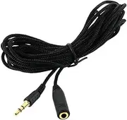 1.5m 3.5mm Audio Cable Unisex Cloth Lanyards Headphone Stereo Audio Extension Cable