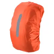 65-75L Waterproof Backpack Rain Cover Non-Slip Backpack Cover XL Orange