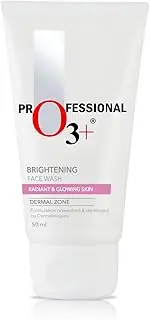 O3+ Brightening and Whitening Face Wash with Cucumber and Aloe Vera Extracts, 50g