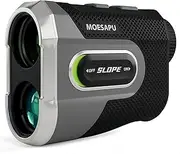 MOESAPU Golf Rangefinder for Hunting 650/1500 Yards with Slope 7X MagnificationLaser Range Finder, Flag Pole Locking Vibration Fast Focus System