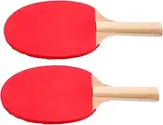 1Pair Table Tennis Racket Paddles for Beginners Lightweight and Portable Table Tennis Equipment for Outdoor Training and Skill Development