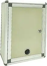 STARTIST Lockable Suggestion Box Drop Mail Box Retro Design Holder Organizer Wall Mounted Mailbox Letter Case for Front Door Stairwell