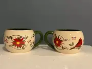 Temp-tations by Tara Cardinal Coffee Cup/Soup Mug 16oz Set NEW