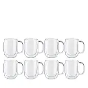 Zwiling J. a. Henckels Sorrento Plus Coffee Glass Mug, Set of 8