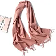 [GLigeT] Scarf Autumn And Winter Thickened Cashmere Scarf, Men And Women's Long Solid Color Scarf, Dual Purpose Warm Shawl, Versatile And Timeless Scarf Chunky Oversized Winter/Fall
