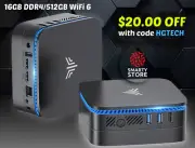 AK1PLUS Mini PC Computer Intel Alder Lake N97 3.6GHz 16GB DDR4/512GB WiFi 6