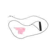 Bird Harness Leash Cute Angel Wings Bird Flying Harness Traction Rope For Outdoor Training pink