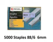 REXEL R06354 HIGH DEFINITION STAPLES 88/6 6mm Pack 5000 for H/Duty TACKER 36B011